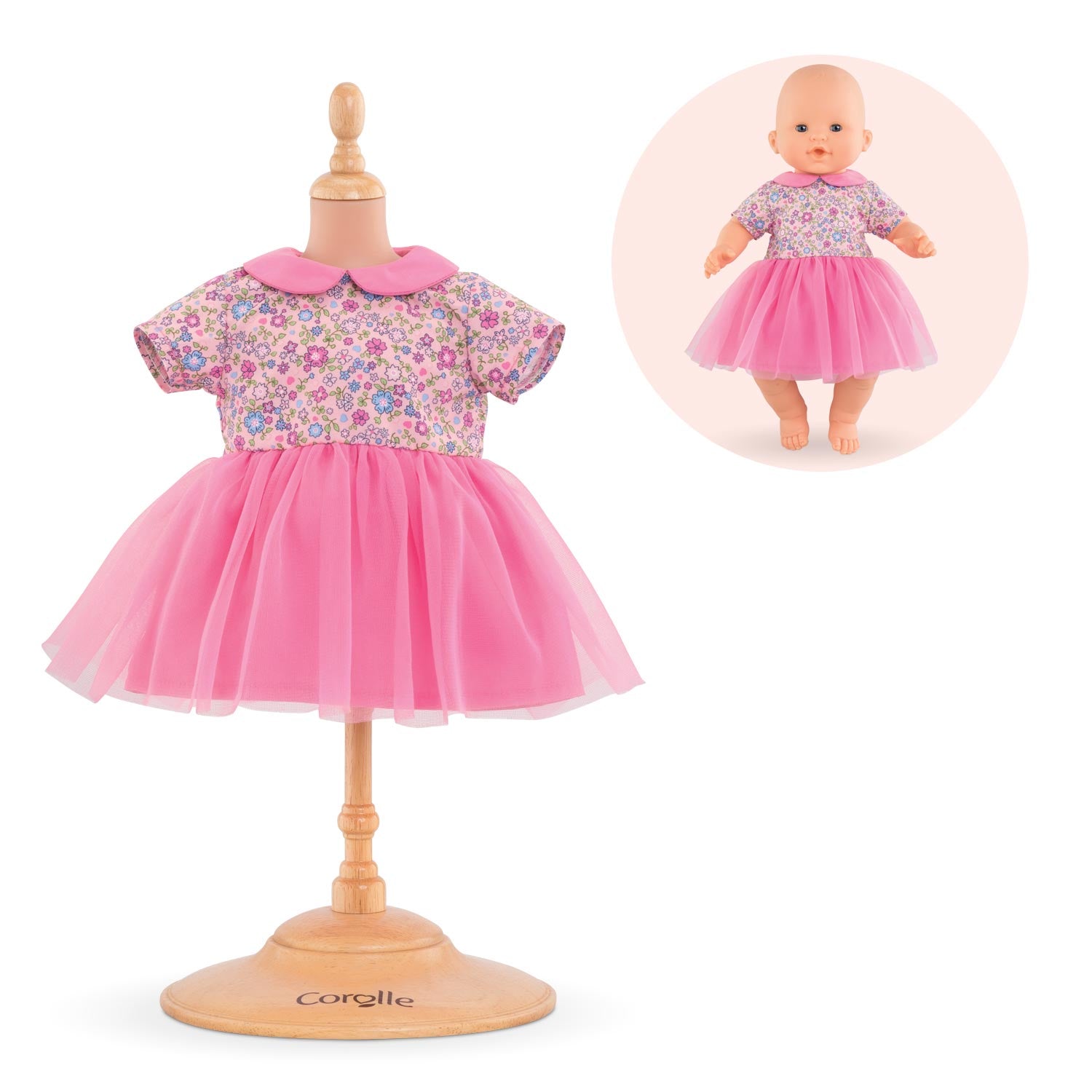 Corolle - Ma Corolle - Clothing - Pink Dress Sweet Dreams - 36cm