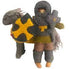 PAPOOSE Knight with Horse - Felt - Yellow