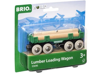 BRIO Vehicle - Lumber Loading Wagon -  4 pieces - 33696