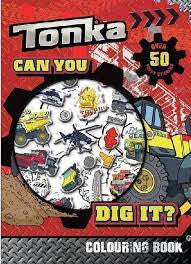 Tonka Can you Dig It ? Puffy Sticker/colouring inBook