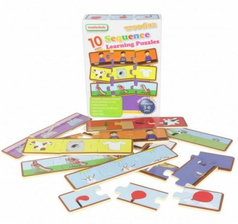 MASTERKIDZ Wooden Learning Puzzle -  Sequencing