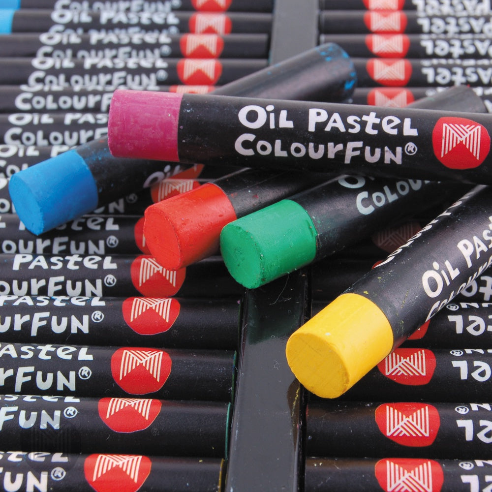 Micador Large Oil Pastels Colourfun - Pack of 24