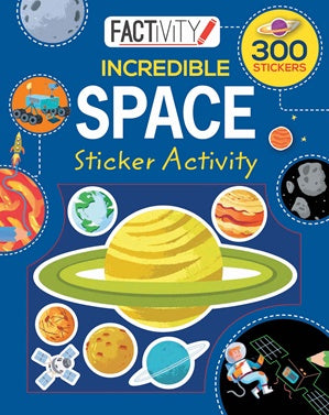 Factivity Balloon Sticker Activity Book Space