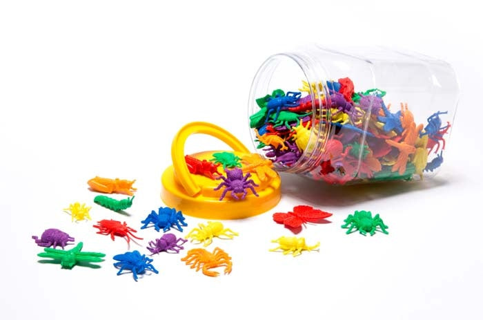 Learning Can Be Fun -Garden Bug Counters - Jar of 144