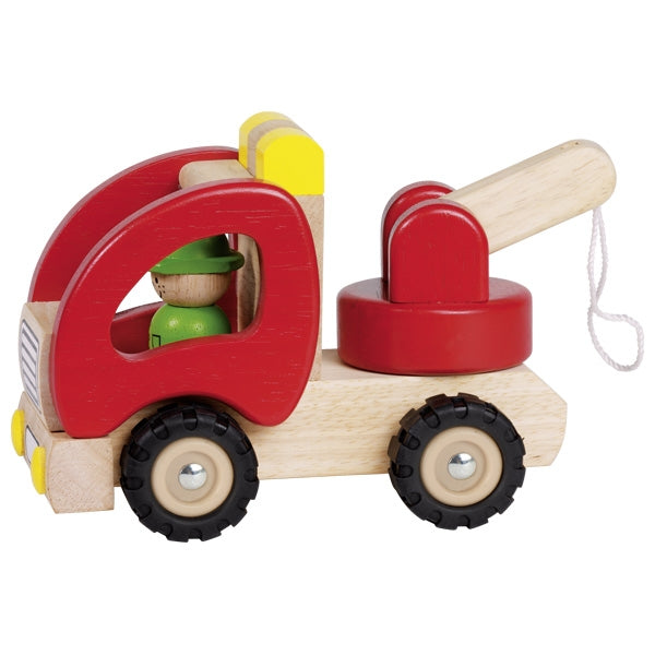 GOKI Vehicle - Tow Truck Small - Wooden