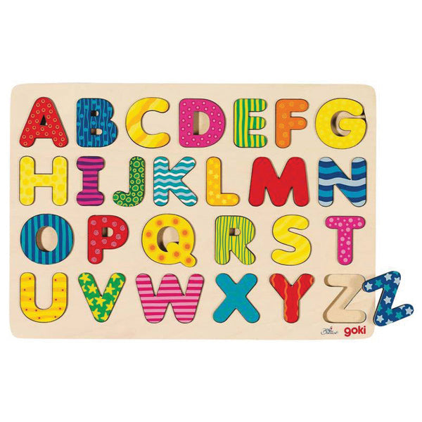GOKI Puzzle Alphabet - Wooden