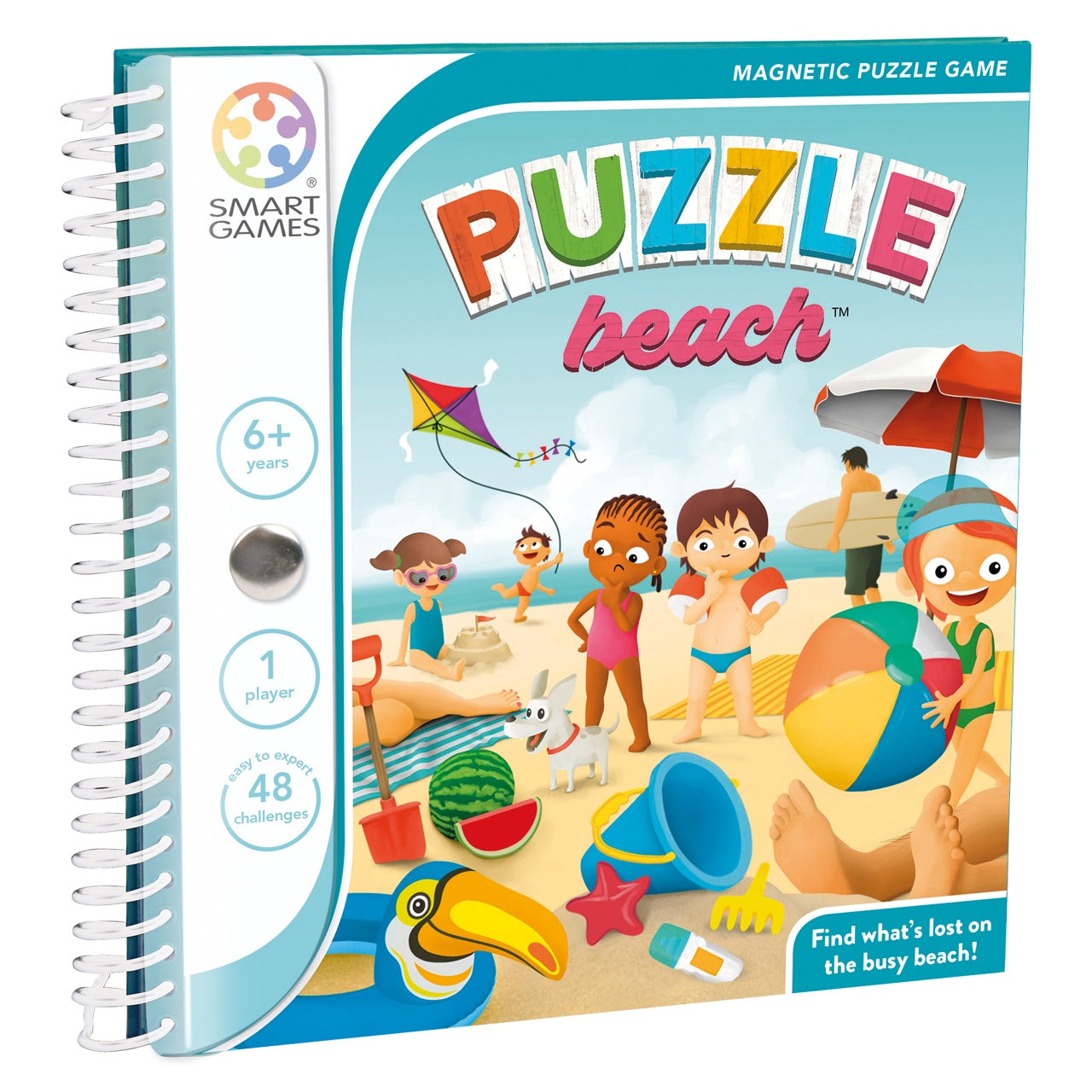 SMART GAMES - Magnetic Travel Game - Beach