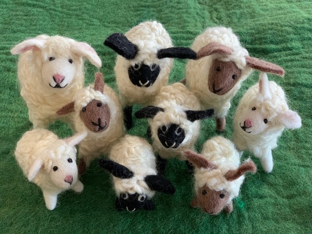 PAPOOSE - Flock of Sheep - Set of 9