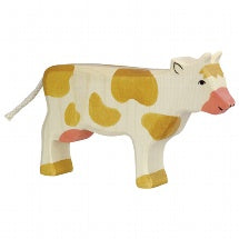 HOLZTIGER - Cow, Standing, Brown - 80010
