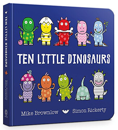 Ten Little Dinosaurs - Board Book
