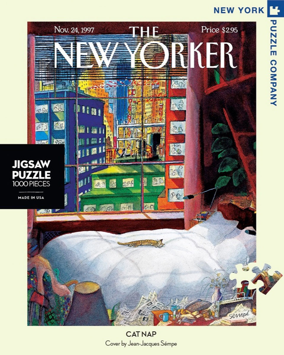 New York Puzzle Co. - Cat Nap - 1000 pc