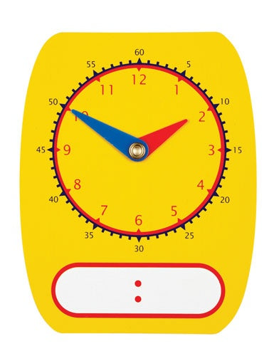 Learning Can Be Fun - Numeracy - Digital/Analogue Clock Write On/Wipe Off 5pcs
