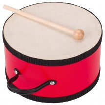 GOKI - Drum -Red with Wooden Stick - UC018