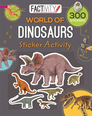 Factivity: Balloon Sticker Activity Book - Dinosaurs