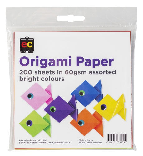 EC Origami Paper Packet 200