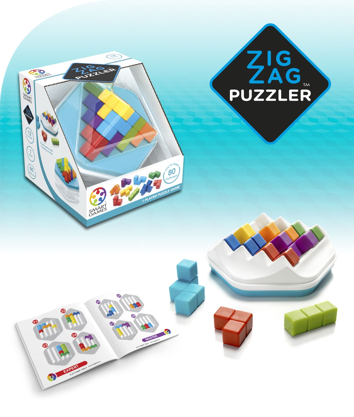 SMART GAMES Zig Zag -  Logic Challenge - Single Player