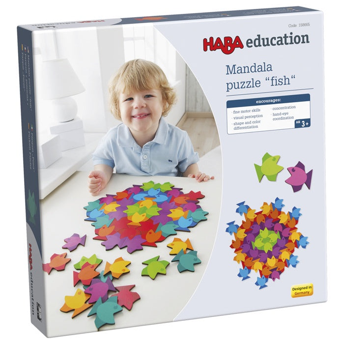 HABA - Education - Mandala Puzzle - Fish 