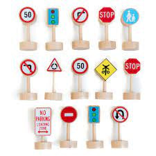 The Freckled Frog - Happy Architect - Learning Traffic Signs - 14 Piece