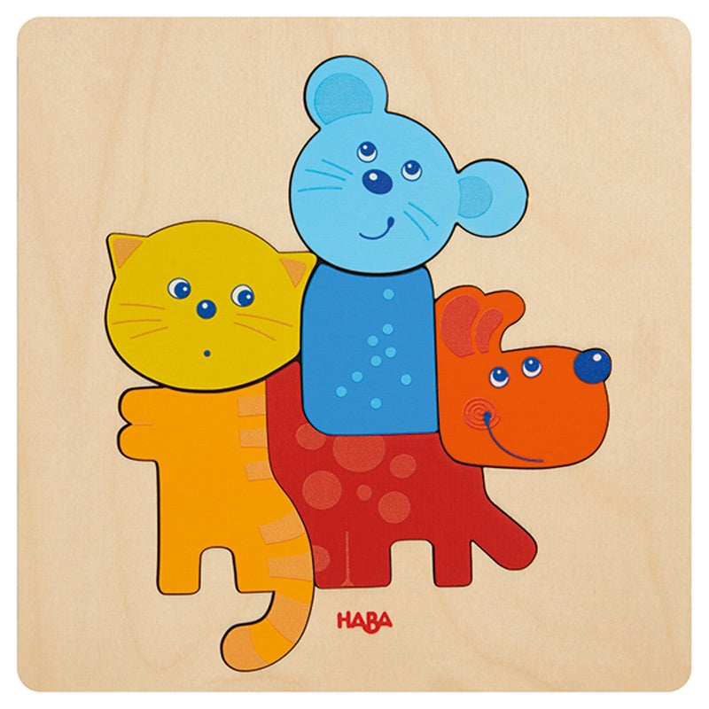 HABA Puzzle - Pets - Wooden