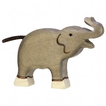 Holztiger - Elephant, Trunk Raised, Calf/Small