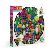 EEBOO - Puzzle - Organic Harvest - 500 Piece Round