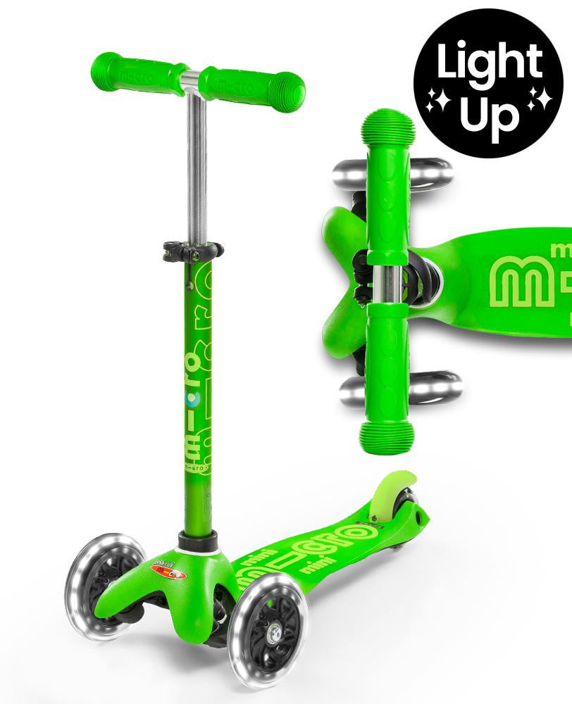 MICRO SCOOTER - Mini Micro Deluxe Led Scooter - Green