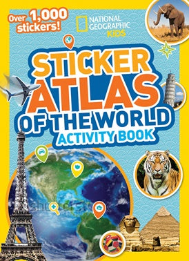 Sticker Activity  Book - World Atlas - Nat Geo