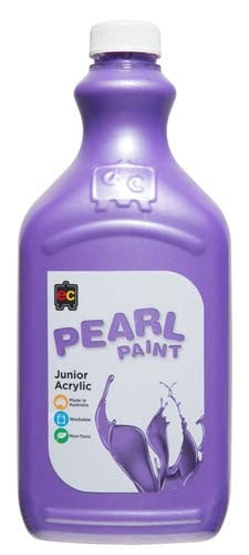 EC Liquicryl Pearl Junior Student Acrylic Paint - Violet - 2 Litre