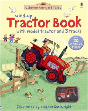 Wind-up Tractor - Board Book