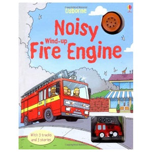 Wind-up Noisy Fire Engine - Board Book