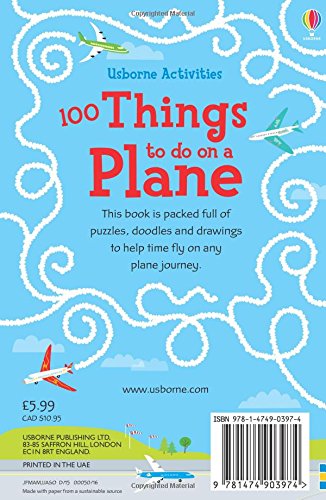 100 Things To Do On A Plane - Book