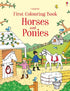 First Colouring Book - Horses and Ponies