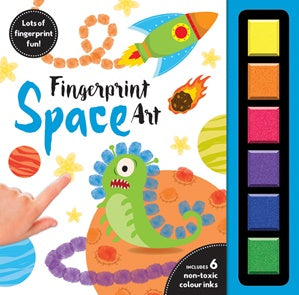 Finger Print Art Space - Activity Book