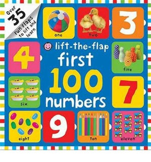 First 100 Numbers - Flap Book - Board