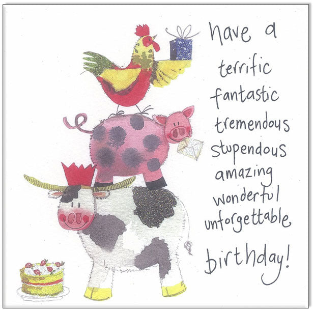 Greeting Card - Acrobats Birthday