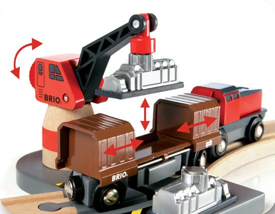 BRIO Train Set - Deluxe Railway - 87 PC - 33052