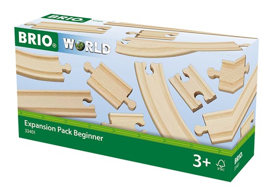 BRIO Tracks - Beginner Expansion Pack - 11 piece -  33401