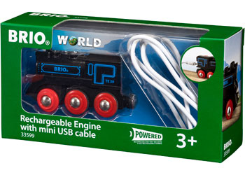 BRIO Train - Rechargeable Engine with Mini USB Cable 33599