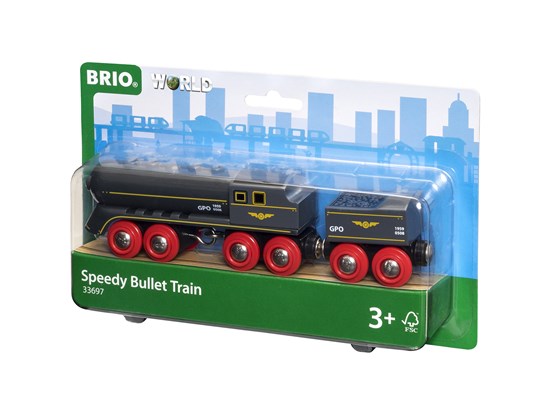 BRIO Train - Speedy Bullet Train -  2 piece - 33697