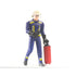 BRUDER - BWORLD Fireman with accessories 60100