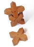 Bauspiel - X-Shapes - Wooden Blocks - Natural - 48 Piece