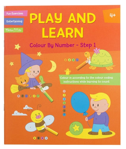 Gillian Miles - Play and Learn Activity - Colour By Number Step 2