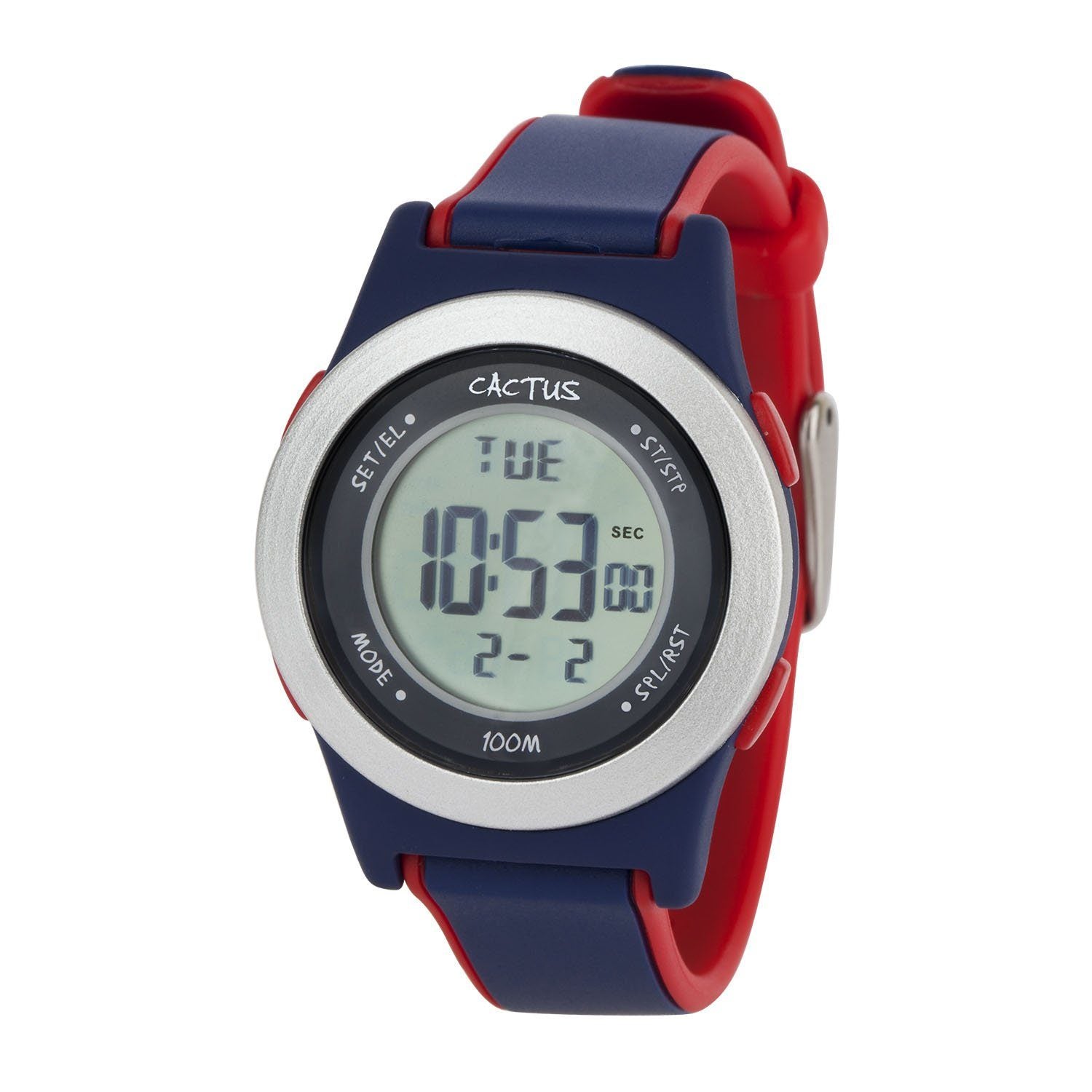 CACTUS Watches -Shine - Digital Kids Watch - Blue / Red  - CAC-125-M03