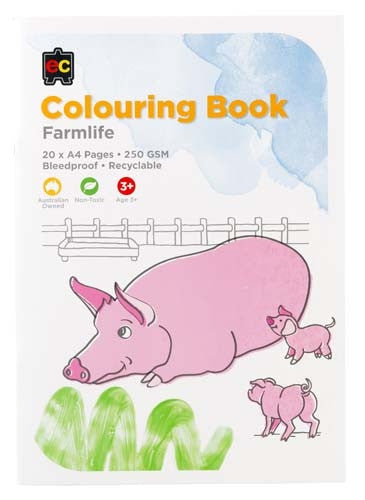 EC Kinder Colouring Book Farm