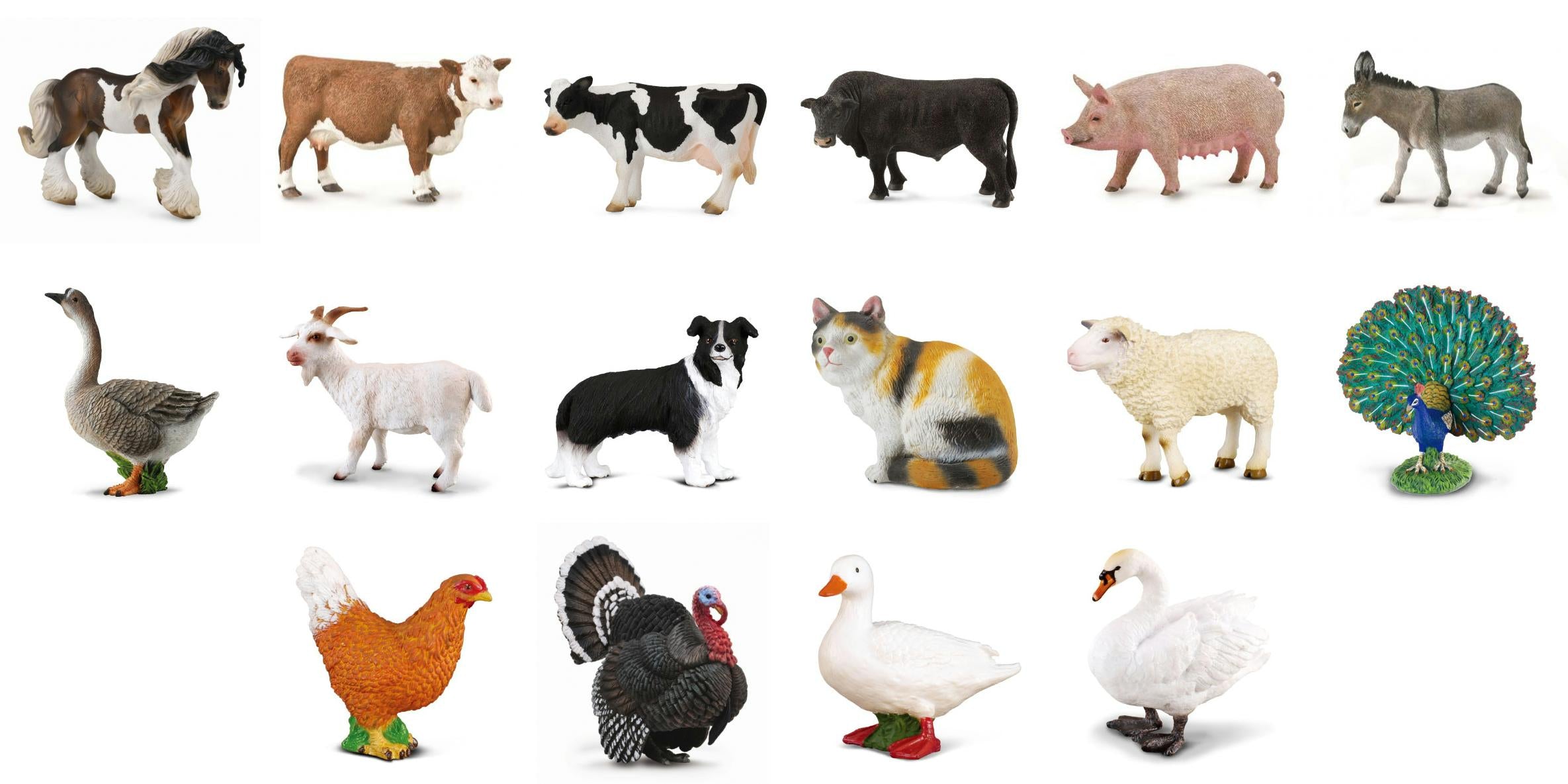 CollectA - Farm Animals - Set A - Set of 16