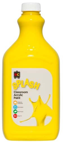 EC Splash Classroom Acrylic Paint - 2 Litre- Sunshine (Yellow)