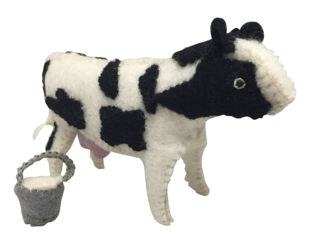 Claire is a cow book and toy