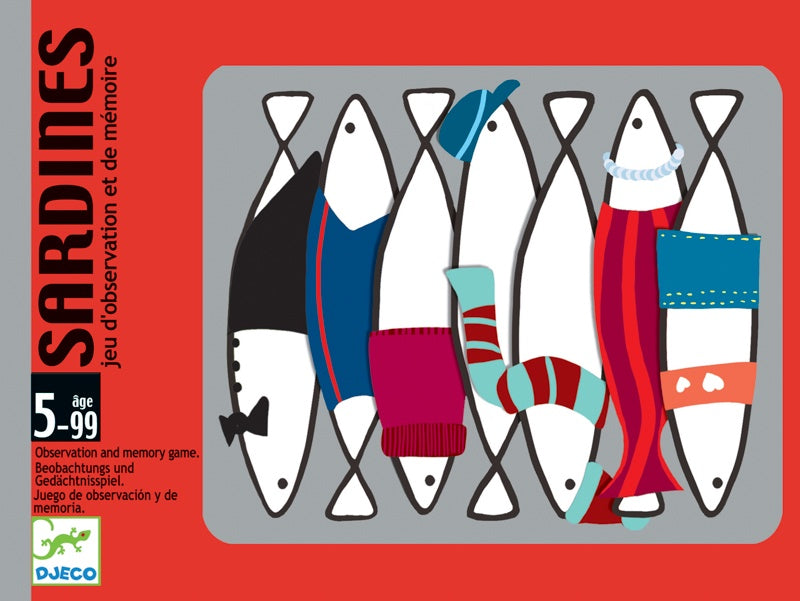 DJECO Card Game - Sardines