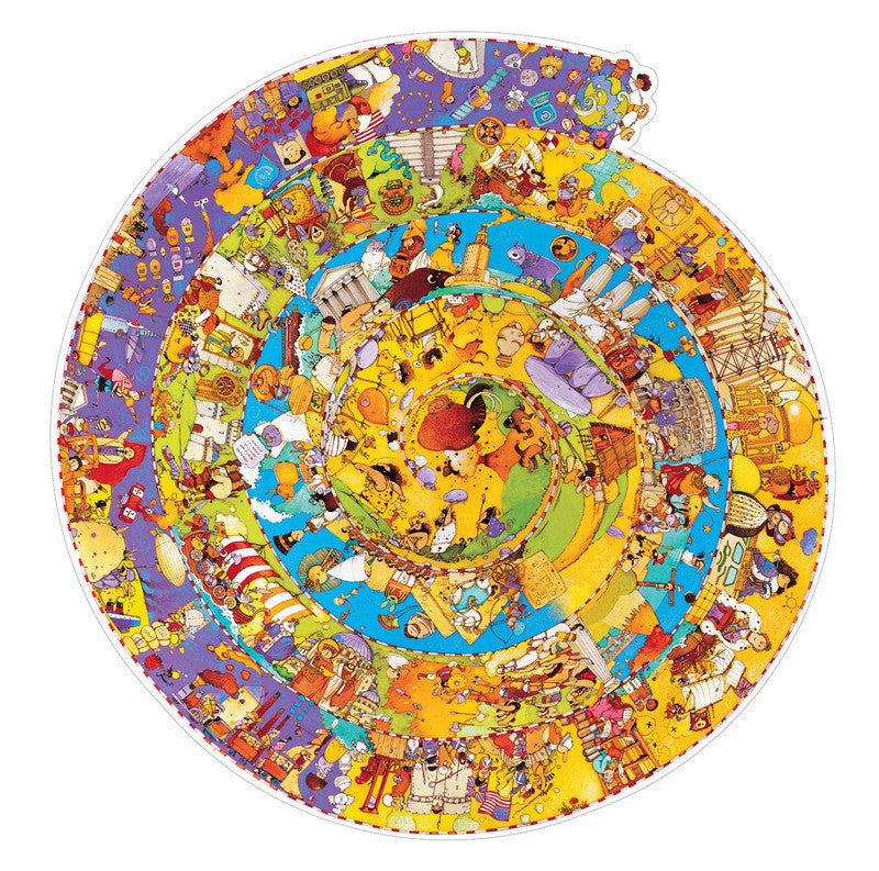 DJECO Puzzle Observation History Spiral 350pc