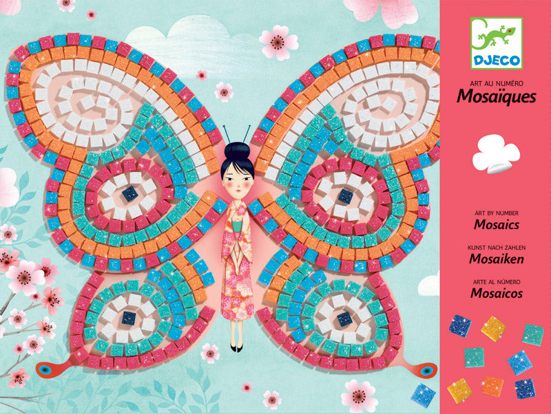 DJECO Art Kit - Mosaic Butterflies
